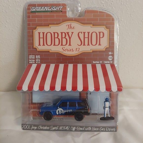 Greenlight Hobby Shop 12 - 2001 Jeep Cherokee Sport MOPAR Off-Road 97120-E - Picture 1 of 8